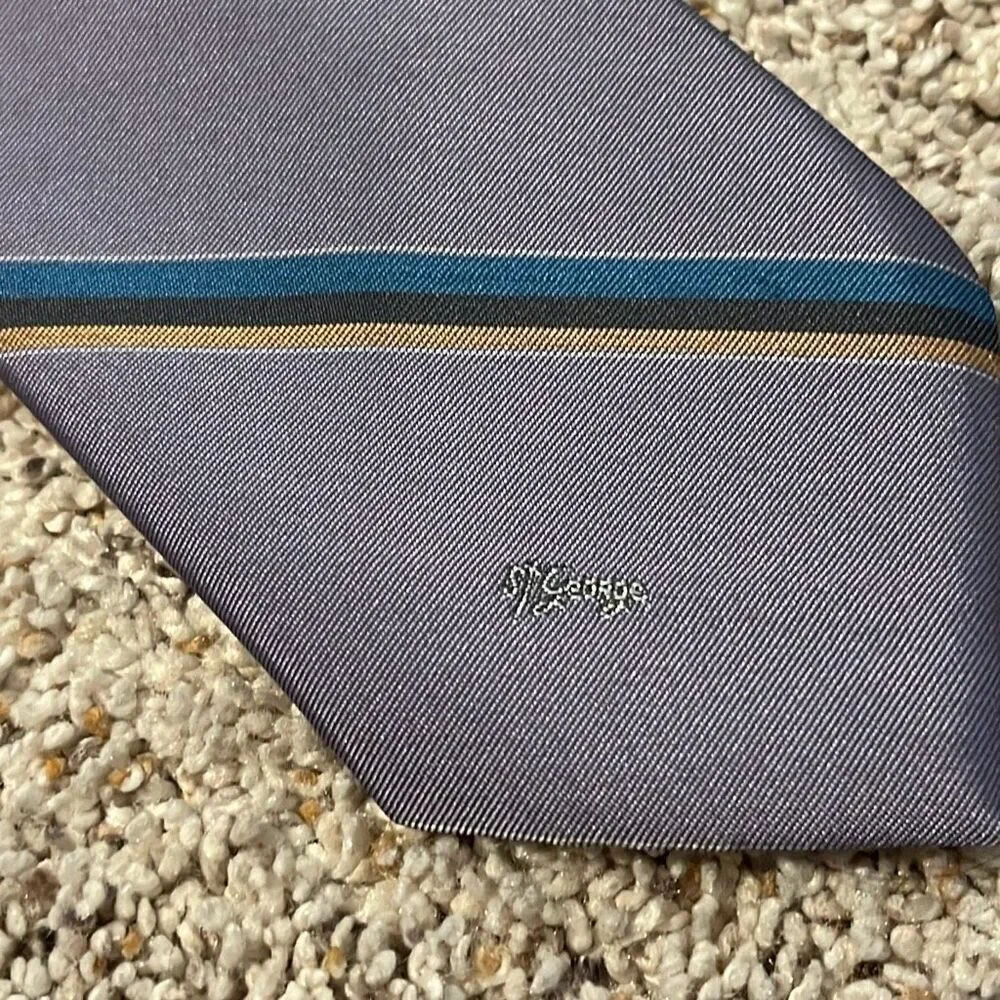 Allyn‎ St. George Purple Vintage Striped Tie